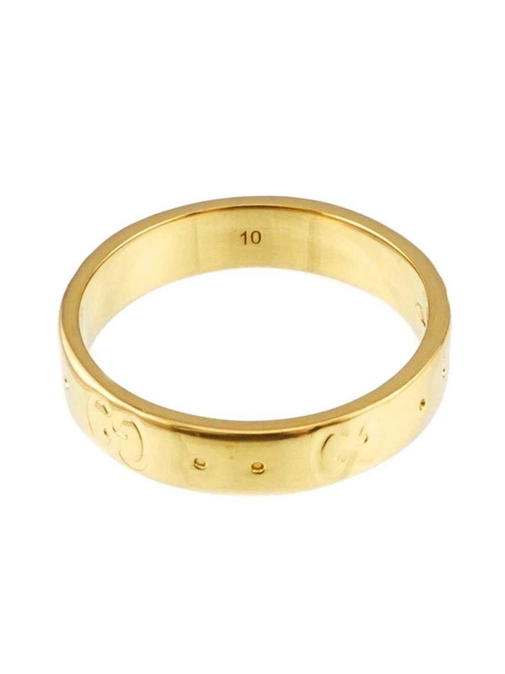 Gucci Icon Ring 18k YG Yellow Gold 750 - Picture 6 of 9